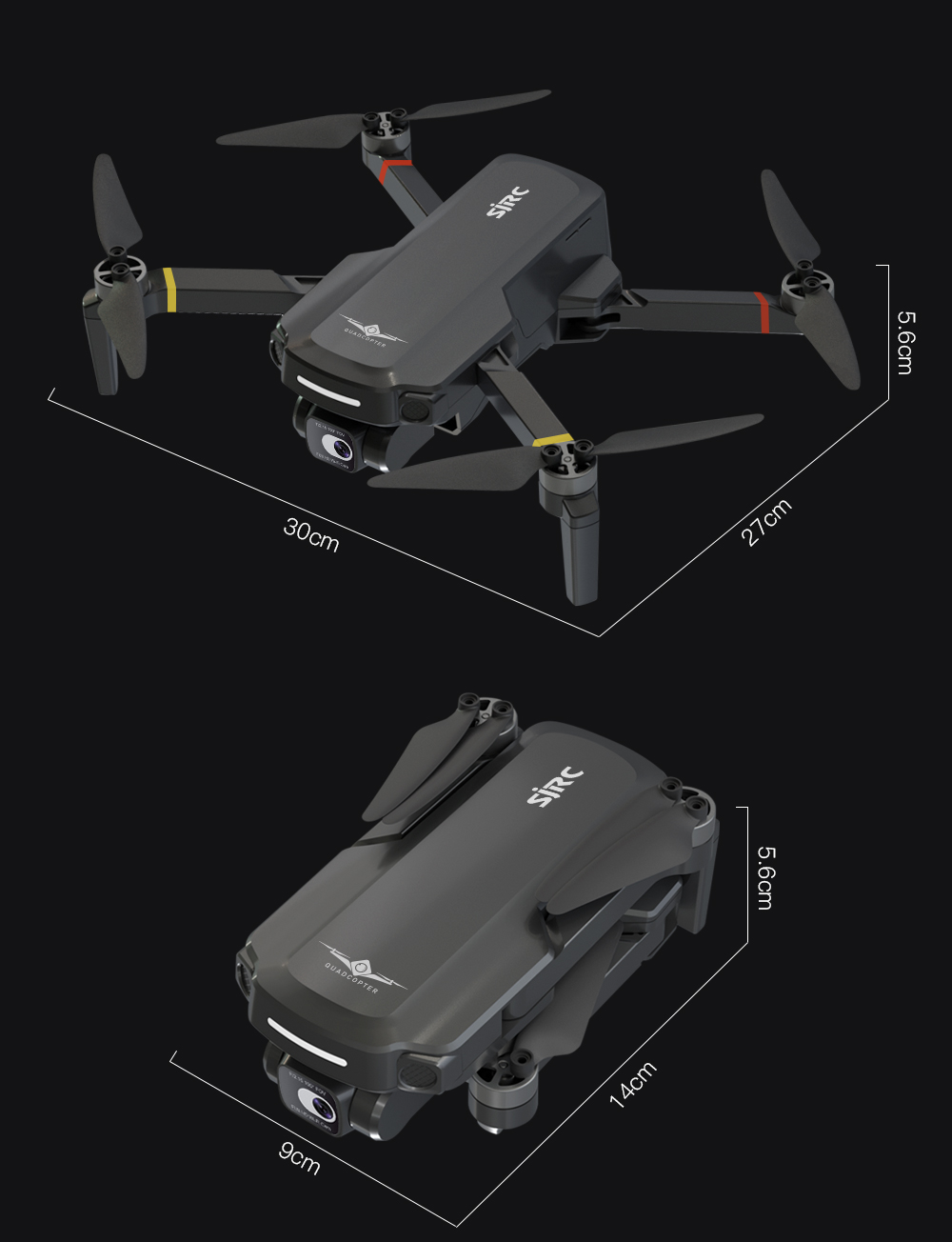 Дрон SJRC F5S PRO Plus с GPS, 3.5KM полет и 4K камера - Image 2