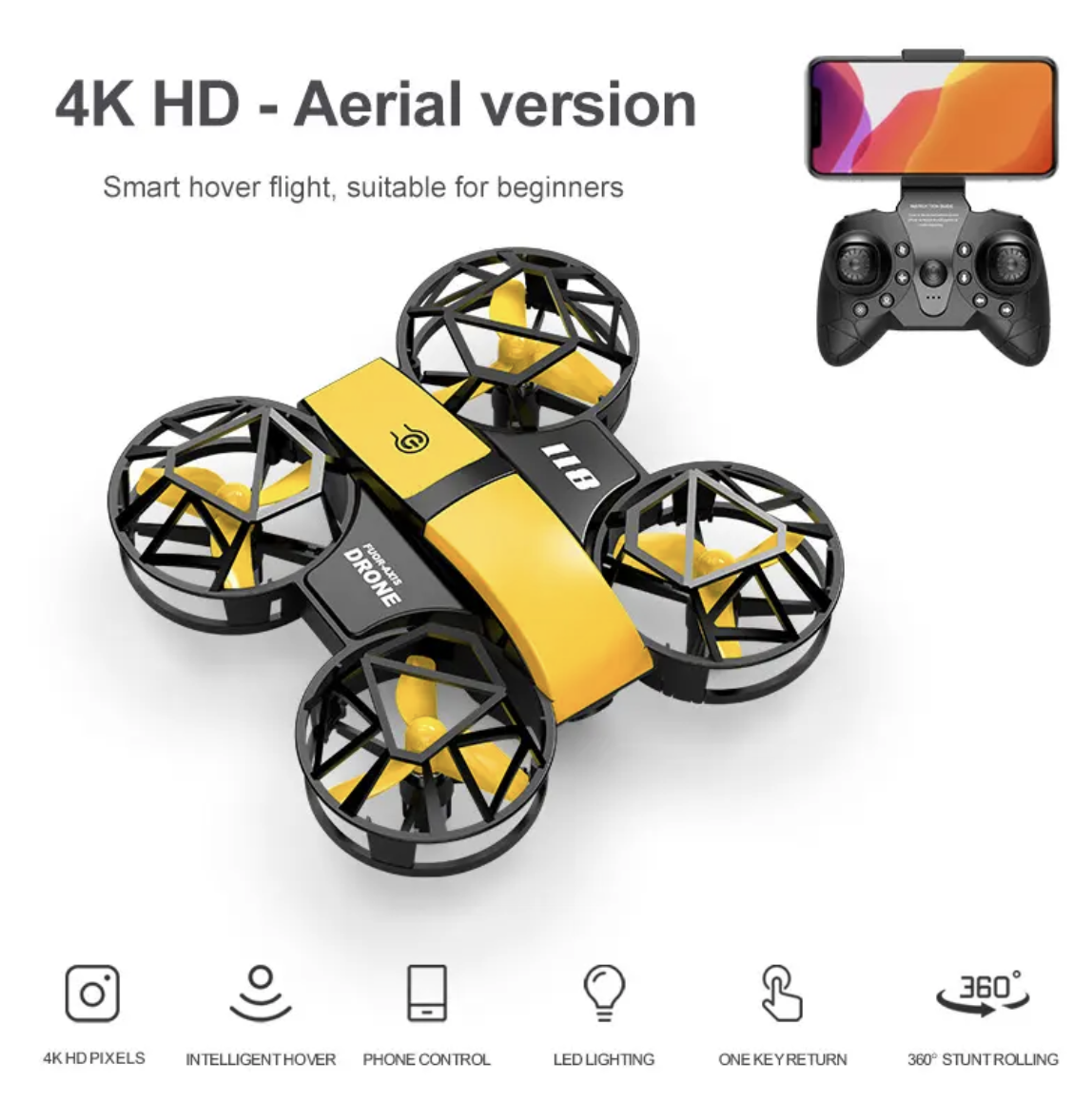 Удароустойчив дрон HOSHI 811 с камера